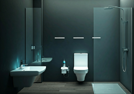 3. Smart Technology Touchless Faucets, Smart Mirrors, and Voice-Controlled Lighting