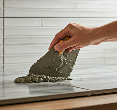 How to Grout a Kitchen Backsplash