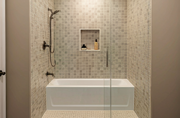 Tub to shower conversion