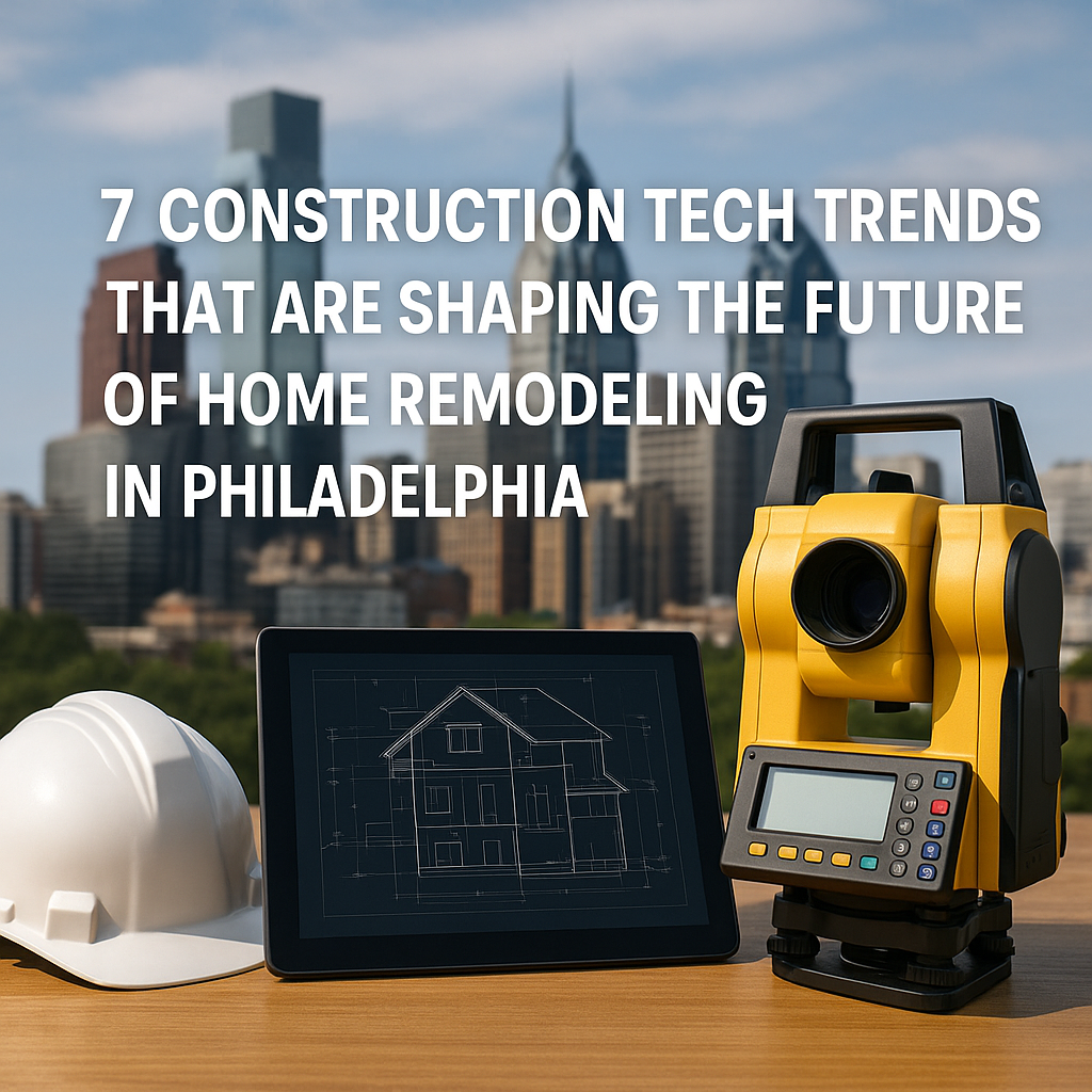 7 Construction Tech Trends That Are Shaping the Future of Home Remodeling in Philadelphia
