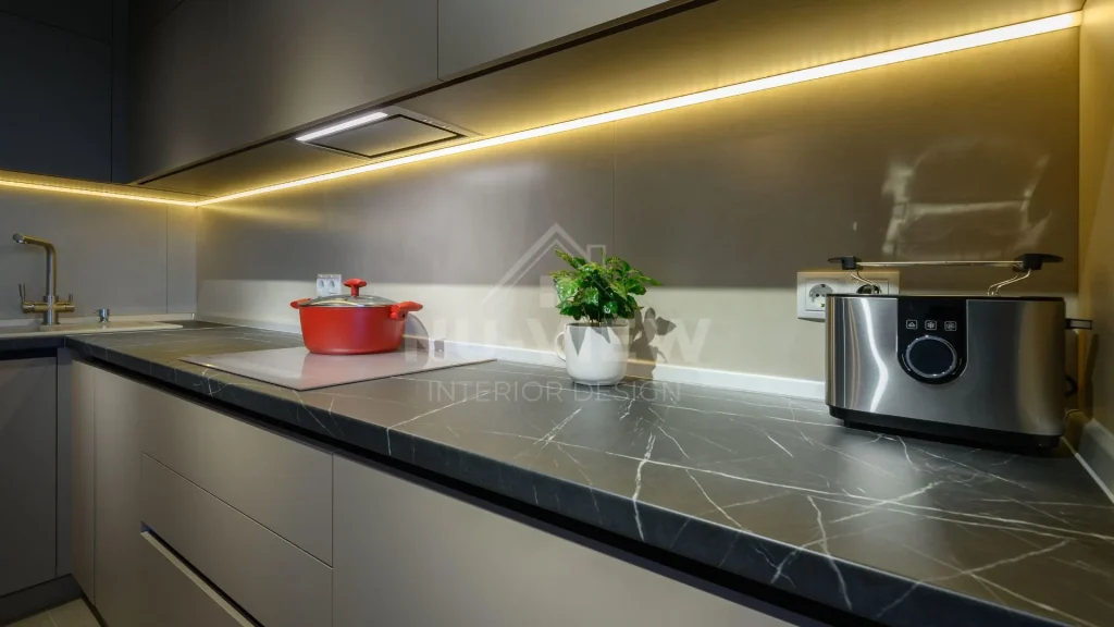lighting under kitchen worktop in philadelpia