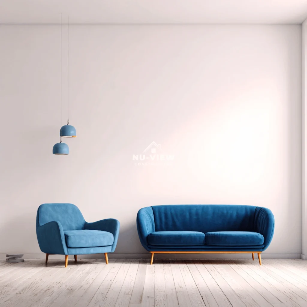 Warm Minimal Living Room