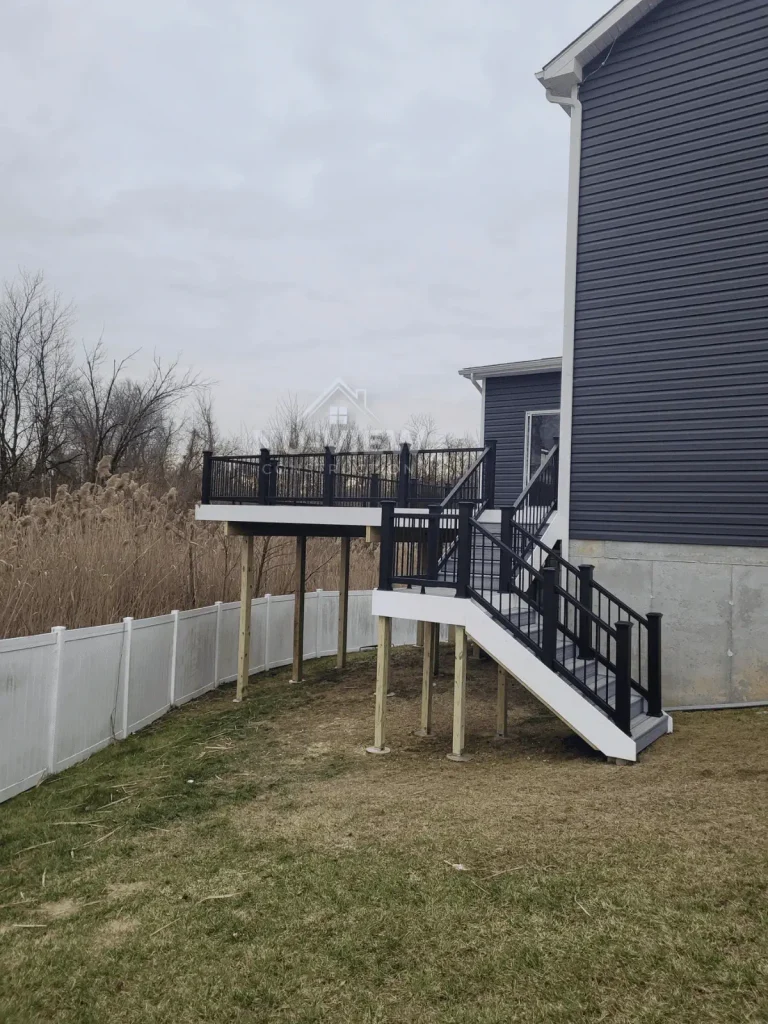 Deck Remodeling with Stairs & Railings