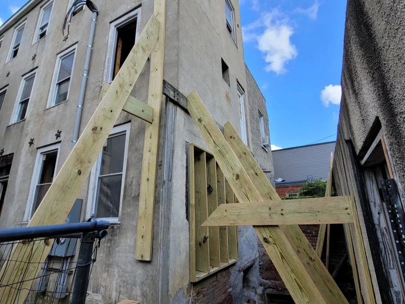 Temporary Structural Bracing