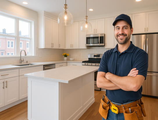 Local Philadelphia Kitchen Remodeler Kitchen Island Construction in Philadelphia