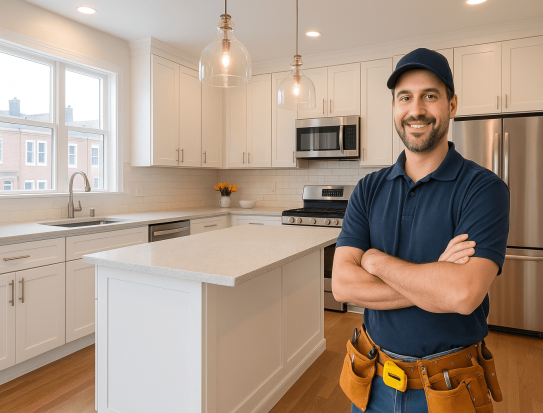 Kitchen Island Construction in Philadelphia