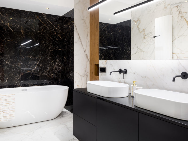 Marble & Porcelain Tile Designs: Timeless Elegance