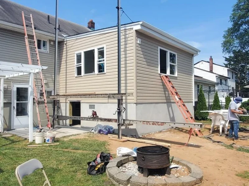 Completed Exterior Home Addition