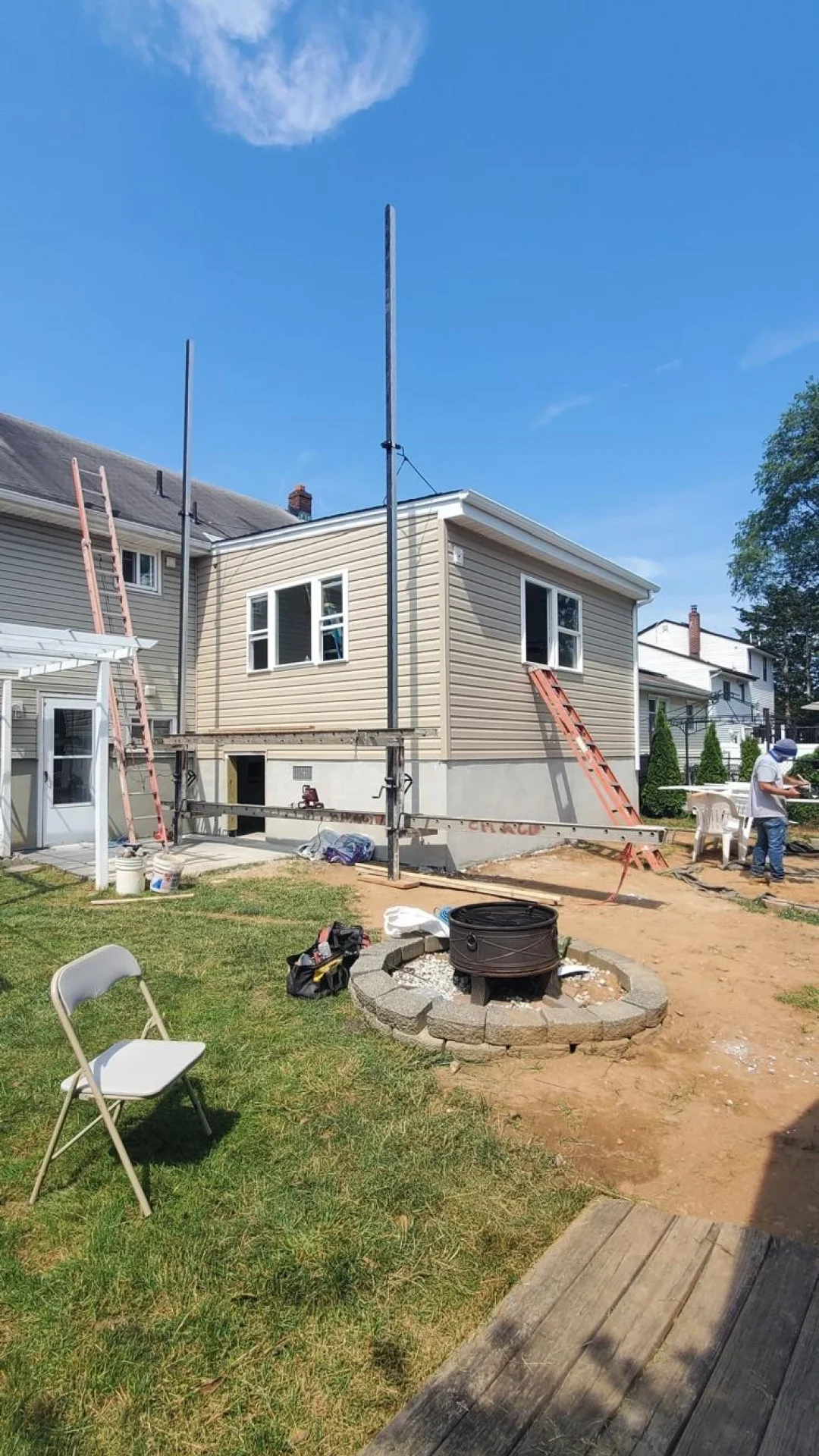 Completed Exterior Home Addition