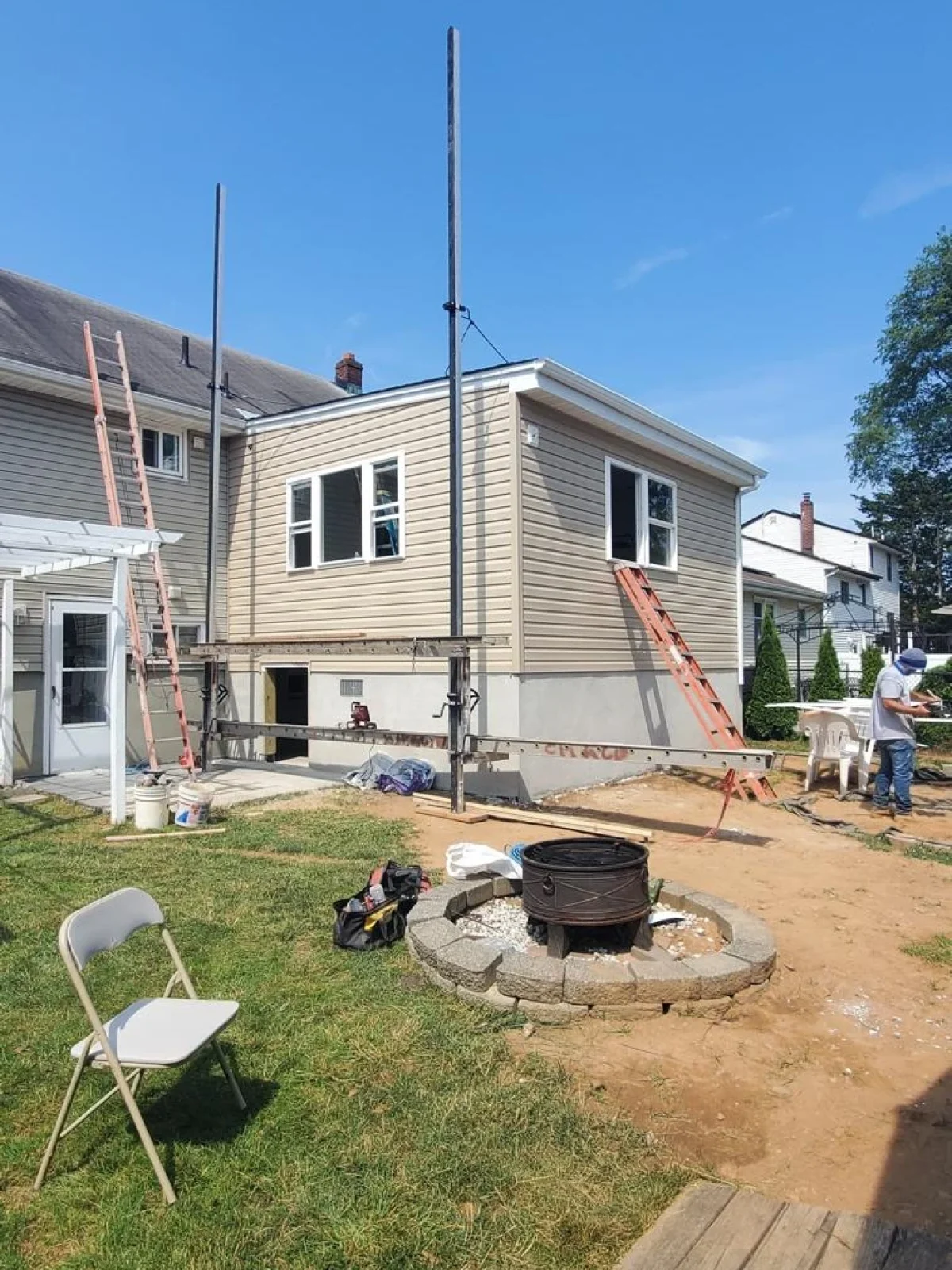 Completed Exterior Home Addition