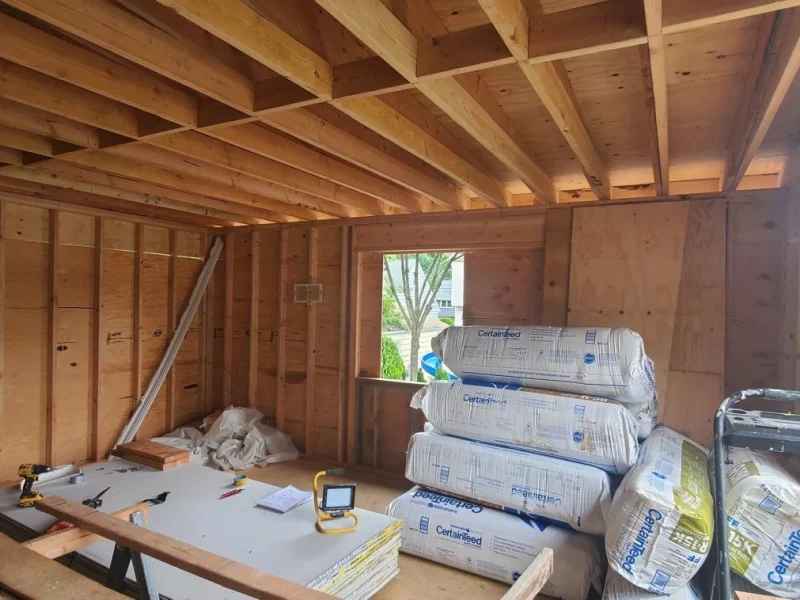 Interior Framing for Home Addition